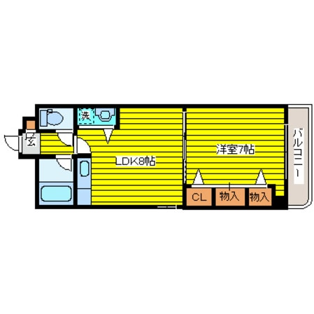 環状通東駅 徒歩5分 4階の物件間取画像